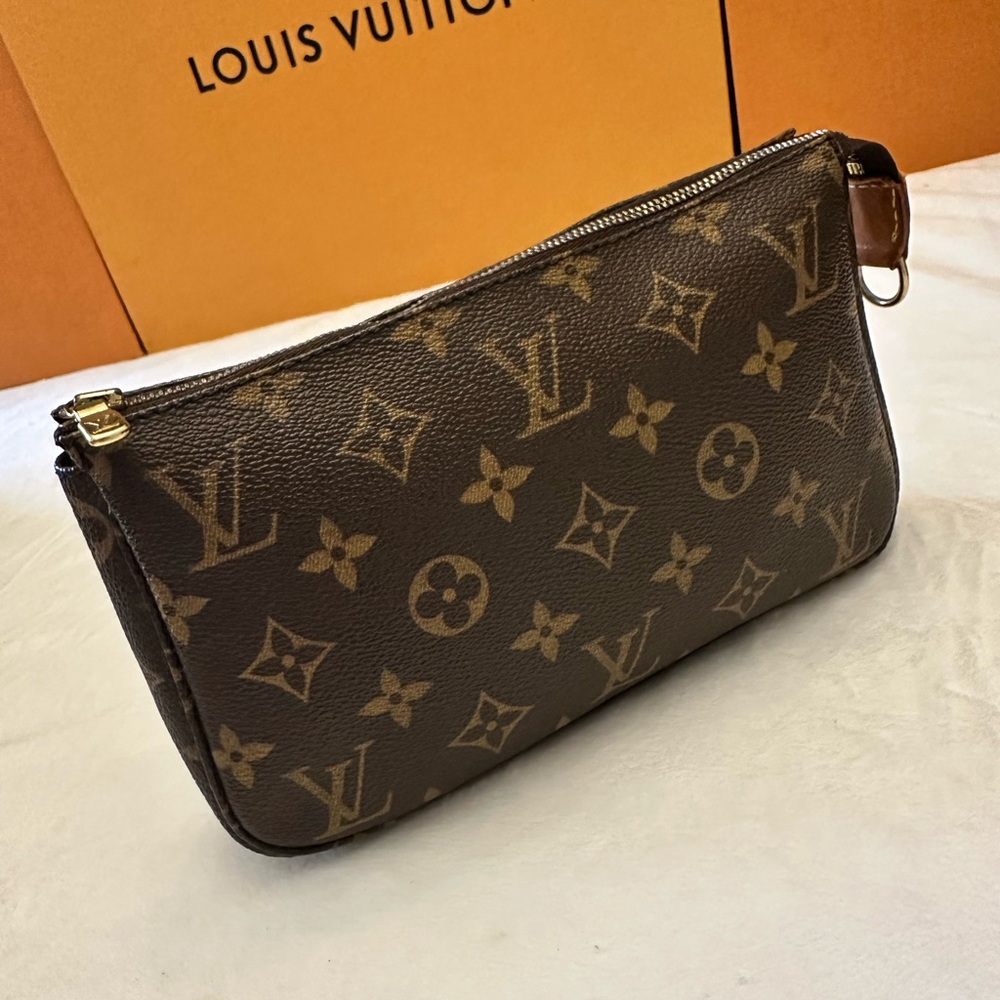 LOUIS VUITTON pochette accessories Hand/clutch /shoulder bag monogram